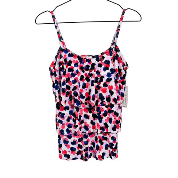 Sonnet Shores Other - Sonnet Shores Women's Multicolor Floral Adjustable Straps Tank Top Swim Size 6